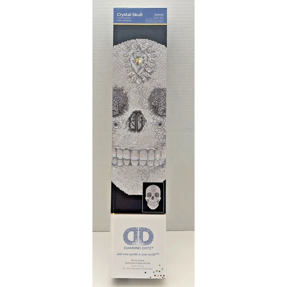 Diamond Dotz Crystal Skull Diamond Art Kit 16.5